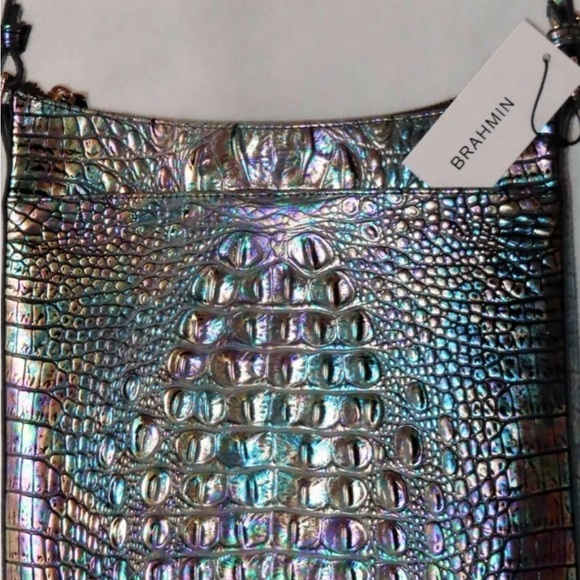 $FIRM$ NO OFFERS NWT 3pc MOTHER OF PEARL CROSSBODY WALLET & VISIONARY BUTTERFLY - Picture 6 of 10